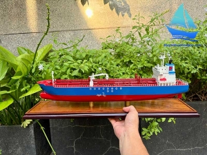 Mô hình tàu chở dầu Petrolimex 50cm