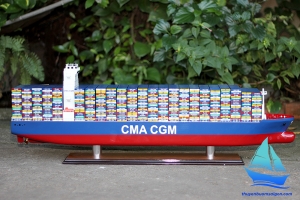 Tàu container chở hàng vận tải CMA CGM 100cm