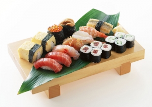 Thớt gỗ sushi sashimi 30x18 cm trang trí decor chụp ảnh